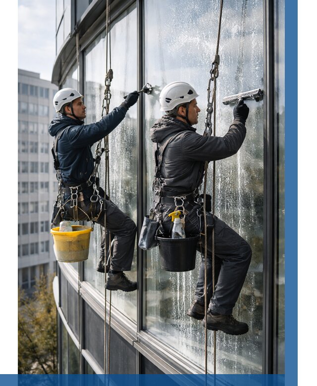 Мойка панорамных окон в Чите от 362 р. заказать у ВЫСОТНИК-Чта