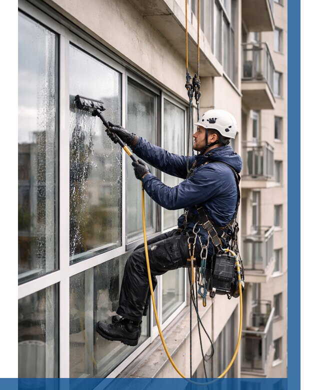 Мойка балконного остекления в Чите от 3623 р. | ВЫСОТНИК-Чта