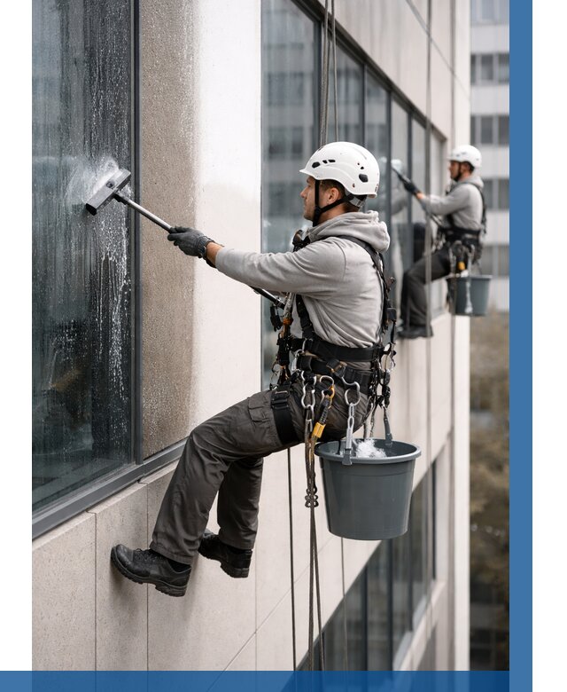 Мойка фасадов зданий в Чите под ключ от 362 р. | ВЫСОТНИК-Чта