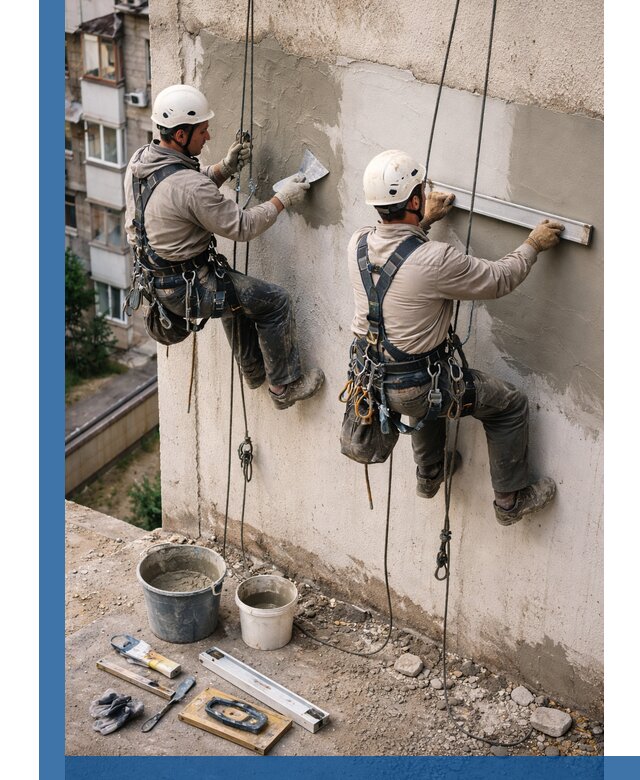 Комплексный ремонт штукатурного фасада с гарантией в Чите