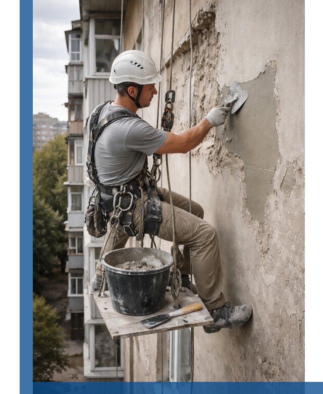 Восстановление фасадной штукатурки в Чите с гарантией качества