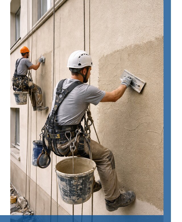 Декоративная штукатурка фасада в Чите от 1242 р. | ВЫСОТНИК-Чта