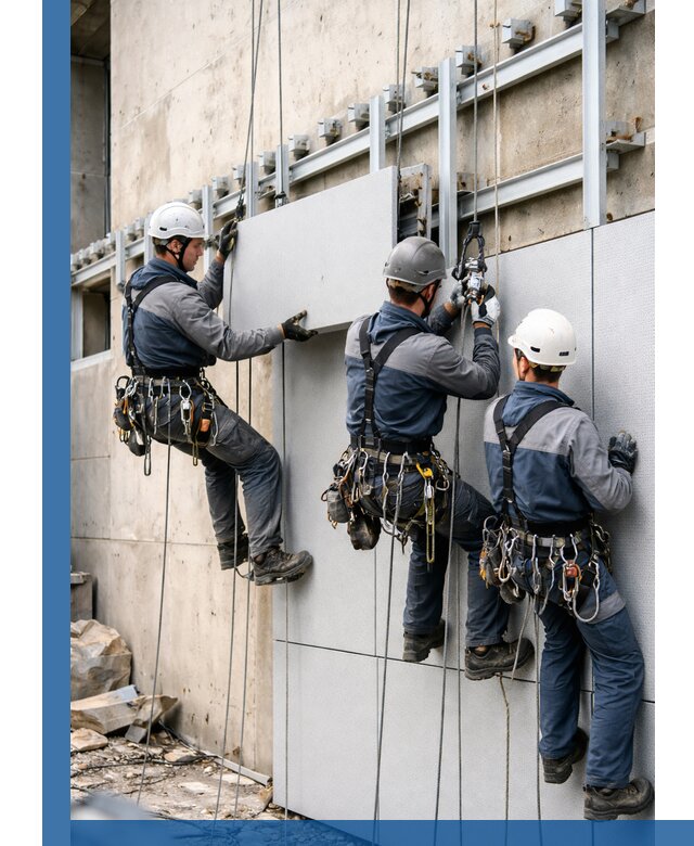 Монтаж вентилируемого фасада в Чите под ключ с гарантией качества