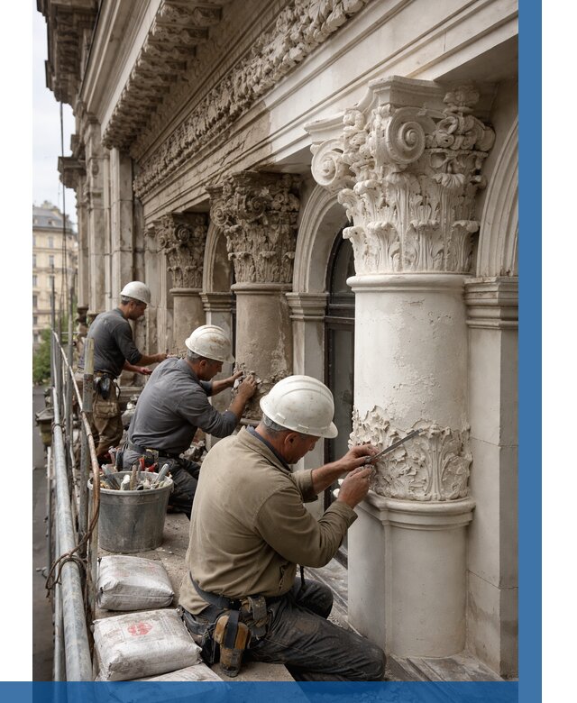 Реставрация фасадной лепнины в Чите от 2588 р. | ВЫСОТНИК-Чта