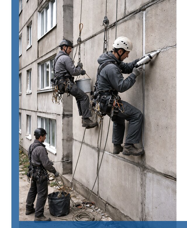 Герметизация межпанельных швов в Чите с гарантией герметичности