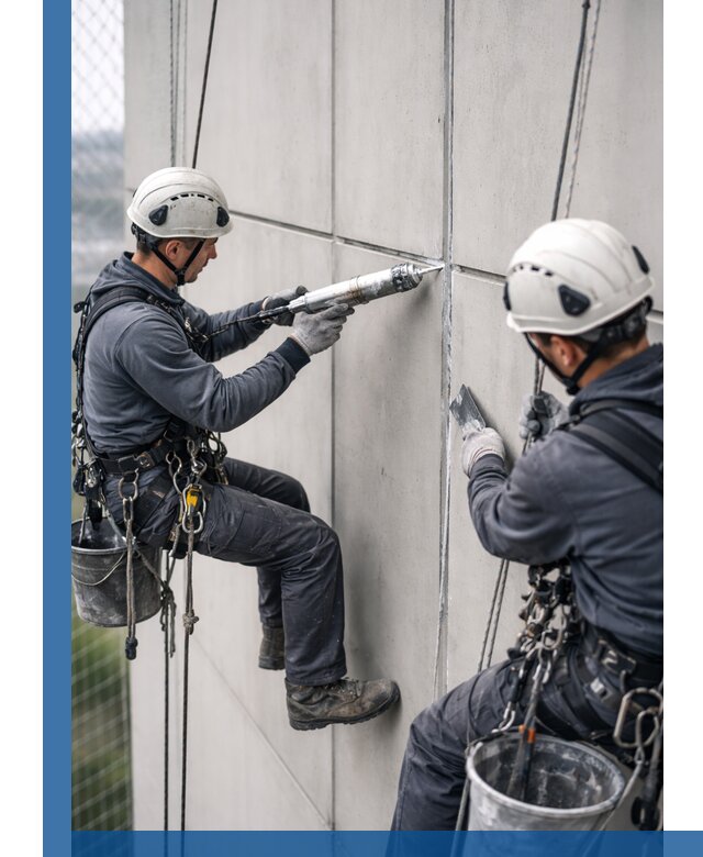 Первичная герметизация швов фасадов и кровель в Чите