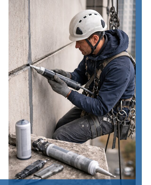 Вторичная герметизация швов в Чите от 466 р. | ВЫСОТНИК-Чта