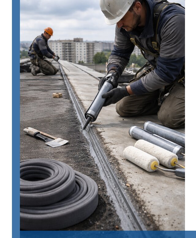 Герметизация швов кровли в Чите с гарантией герметичности