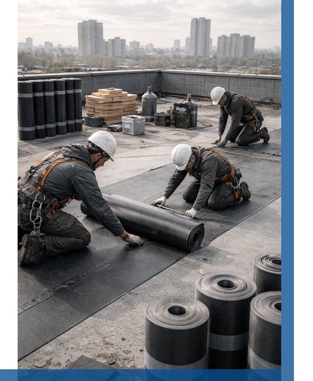 Монтаж мягкой кровли под ключ в Чите от 466 р. | ВЫСОТНИК-Чта