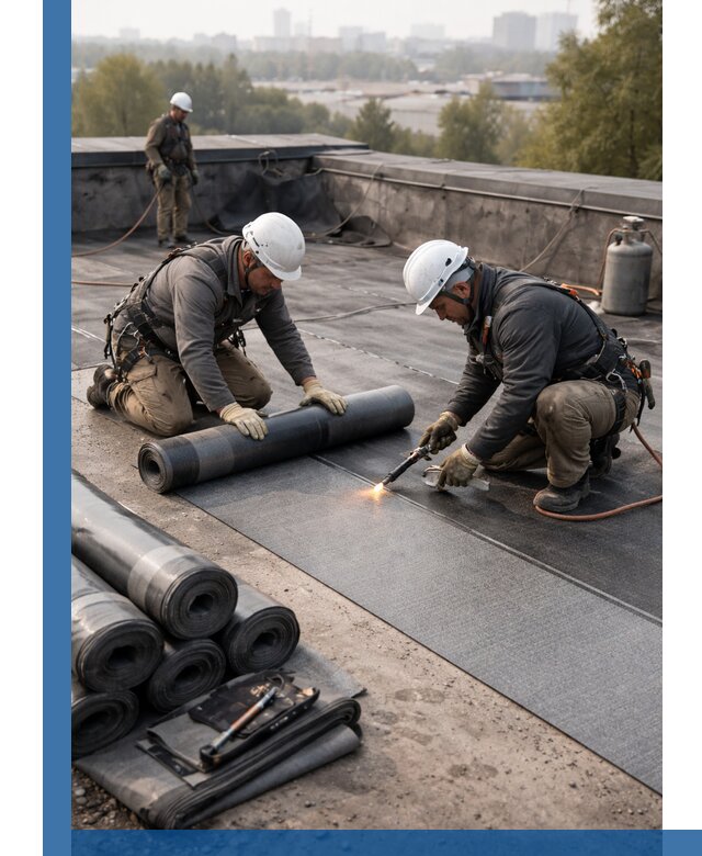 Монтаж мягкой кровли в Чите профессионально и надежно