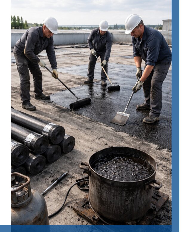 Гидроизоляция кровли мастикой в Чите от 621 р. | ВЫСОТНИК-Чта