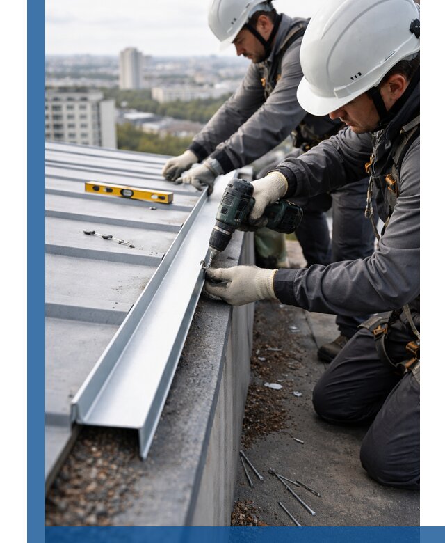 Монтаж капельника на кровле в Чите с гарантией качества