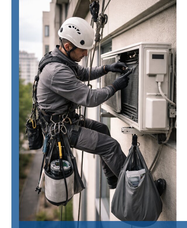 Обслуживание внешнего блока кондиционера в Чите профессионально