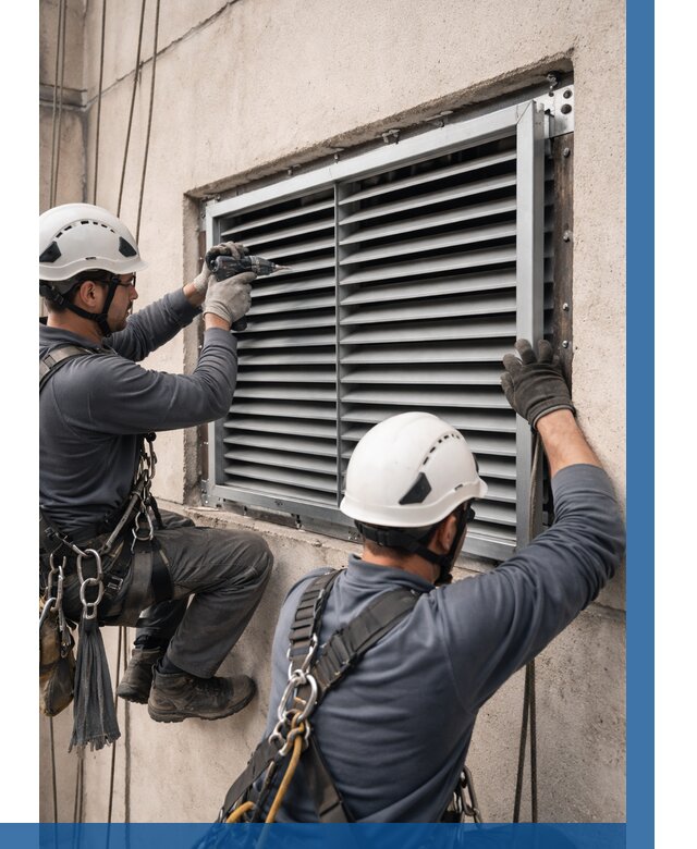 Монтаж вентиляционных решеток в Чите от 4658 р. | ВЫСОТНИК-Чта