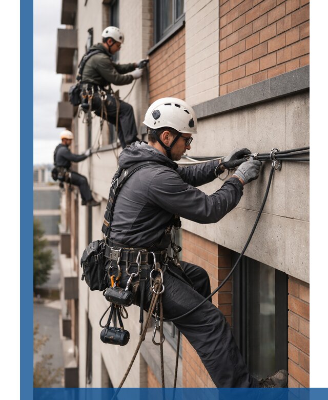 Крепление кабеля на фасаде монтаж и крепеж в Чите