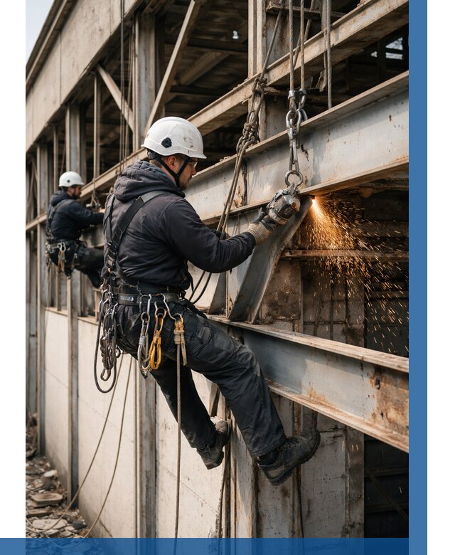 Демонтаж металлоконструкций на высоте в Чите от 6728р. |ВЫСОТНИК-Чта