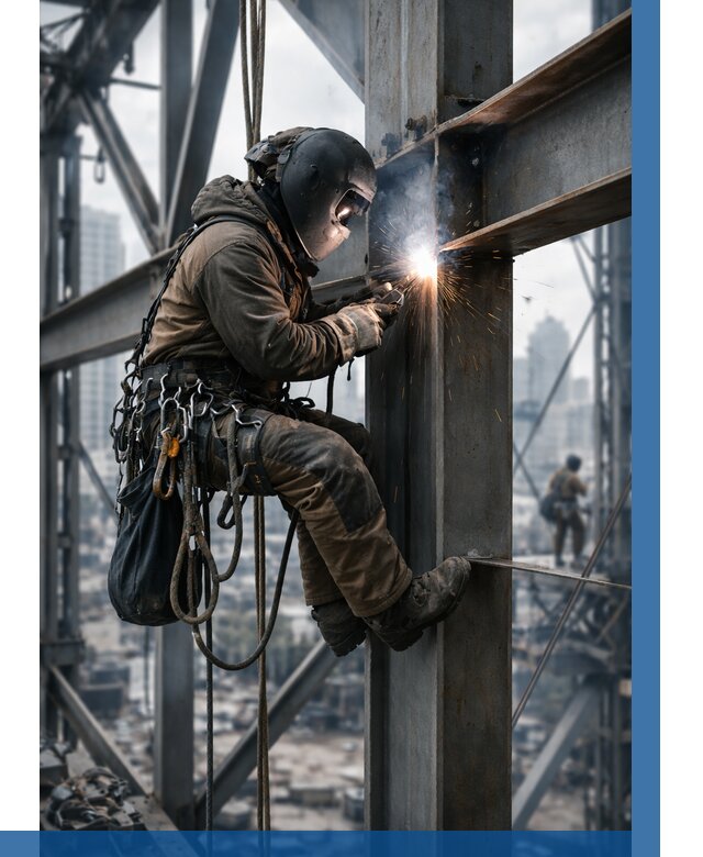 Высотные сварочные работы в Чите от 3623 р. | ВЫСОТНИК-Чта