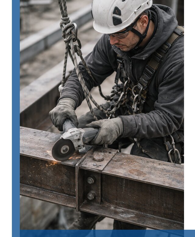 Резка металла на высоте в Чите для зданий и конструкций