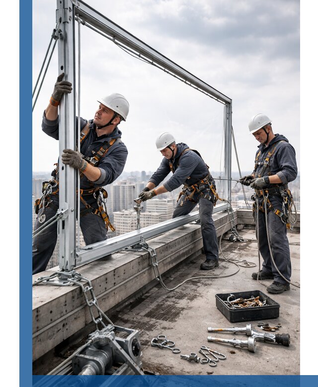 Монтаж крышных рекламных конструкций под ключ в Чите