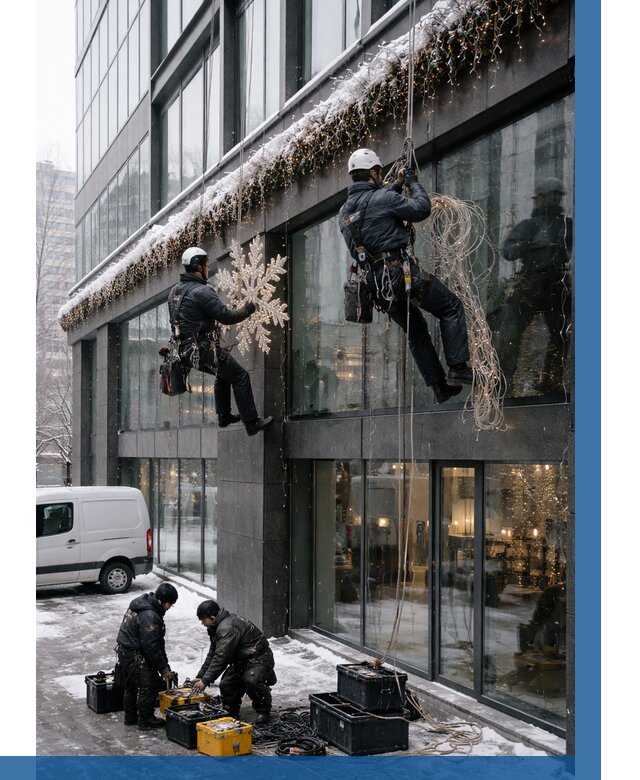 Демонтаж новогоднего оформления в Чите от 5693 р. | ВЫСОТНИК-Чта