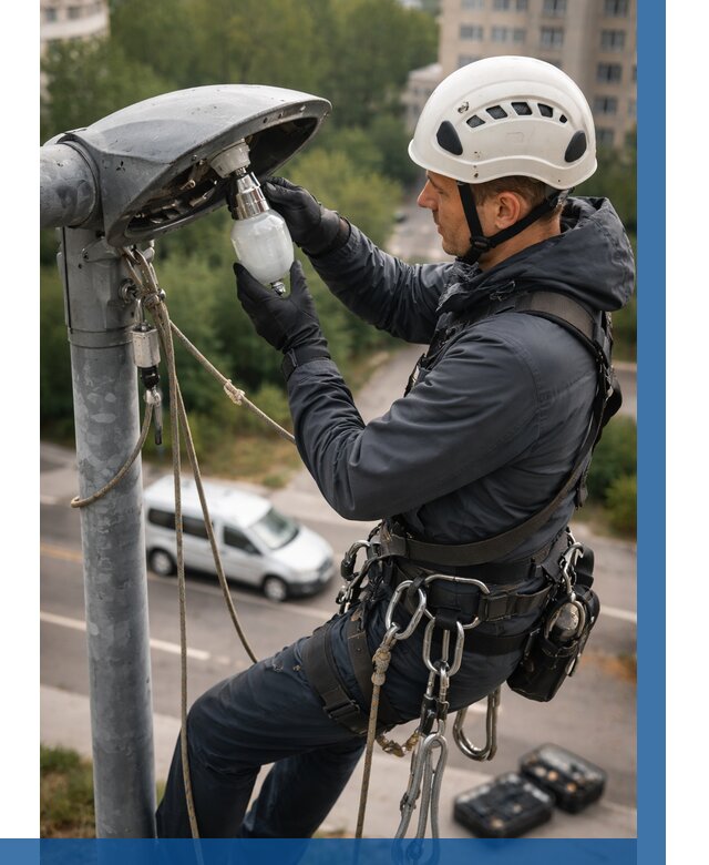 Замена ламп на высоте в Чите от 2588 р. | ВЫСОТНИК-Чта