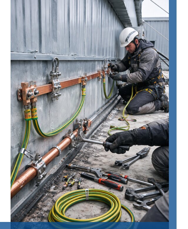 Монтаж заземления здания в Чите от 25875 р. | ВЫСОТНИК-Чта