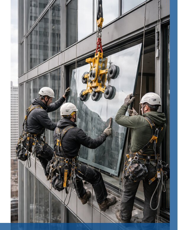 Фасадное остекление зданий под ключ в Чите от 10350 р. | ВЫСОТНИК-Чта