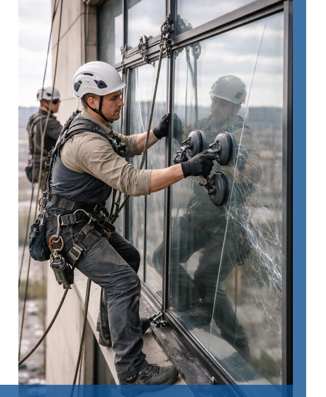 Замена стекла в витраже в Чите под ключ от 8798 р. | ВЫСОТНИК-Чта