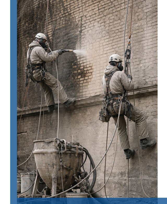 Пескоструйная очистка фасадов в Чите профессионально