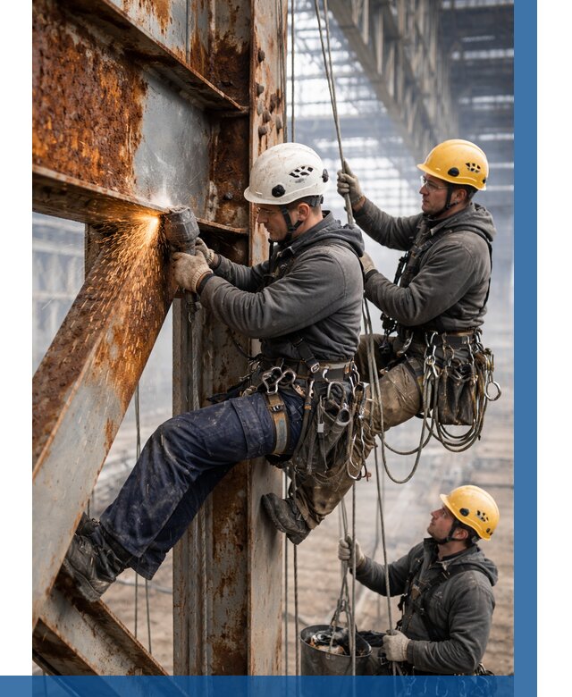 Зачистка металла от ржавчины в Чите от 362 р. | ВЫСОТНИК-Чта