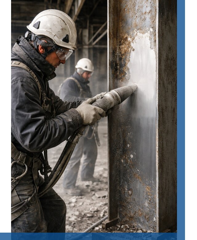 Удаление старой краски с металла в Чите от 466 р. | ВЫСОТНИК-Чта