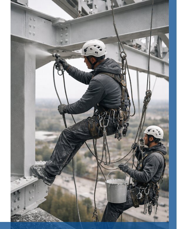 Покраска металлоконструкций на высоте в Чите 362 р |ВЫСОТНИК-Чта