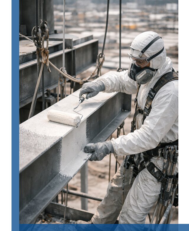 Профессиональная огнезащитная обработка металлоконструкций в Чите