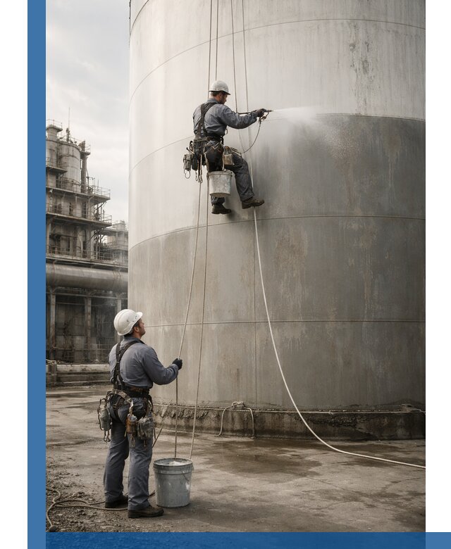 Покраска стальных резервуаров и емкостей в Чите профессионально