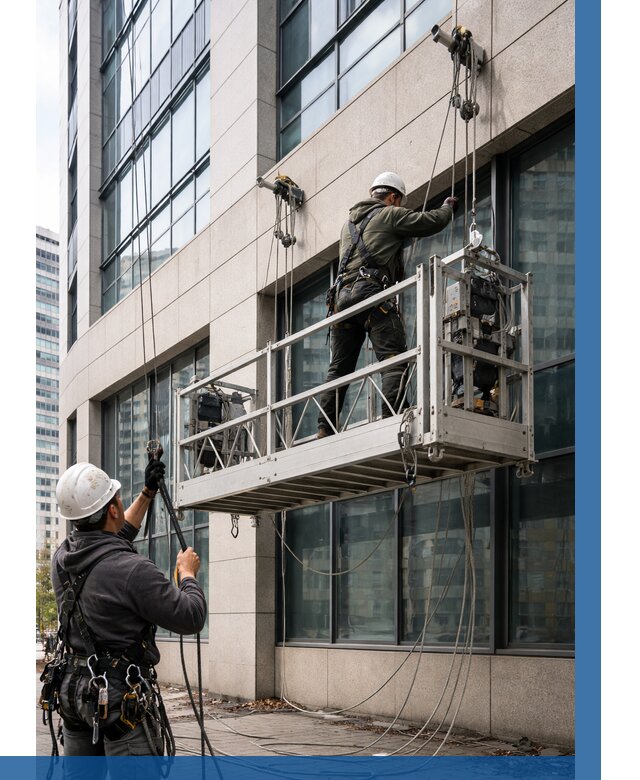 Монтаж и подъем фасадной люльки в Чите от 12420 р. | ВЫСОТНИК-Чта