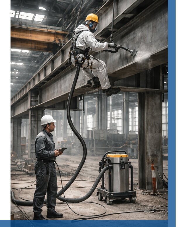 Обеспыливание конструкций в цехе в Чите от 4347 р. | ВЫСОТНИК-Чта