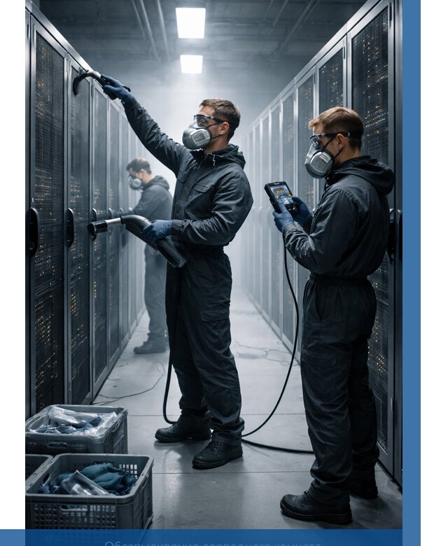 Обеспыливание серверной комнаты в Чите от 4658 р. | ВЫСОТНИК-Чта