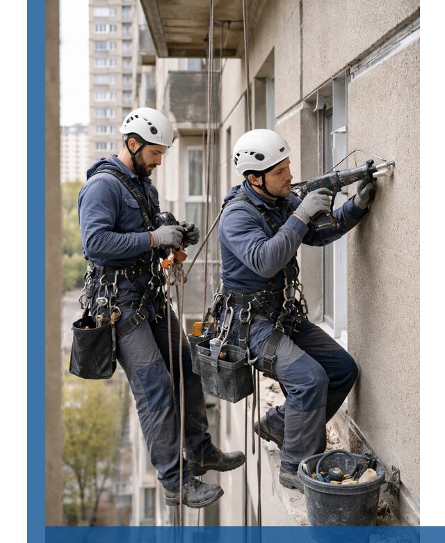 Промышленные альпинисты высотные работы и монтаж в Чите